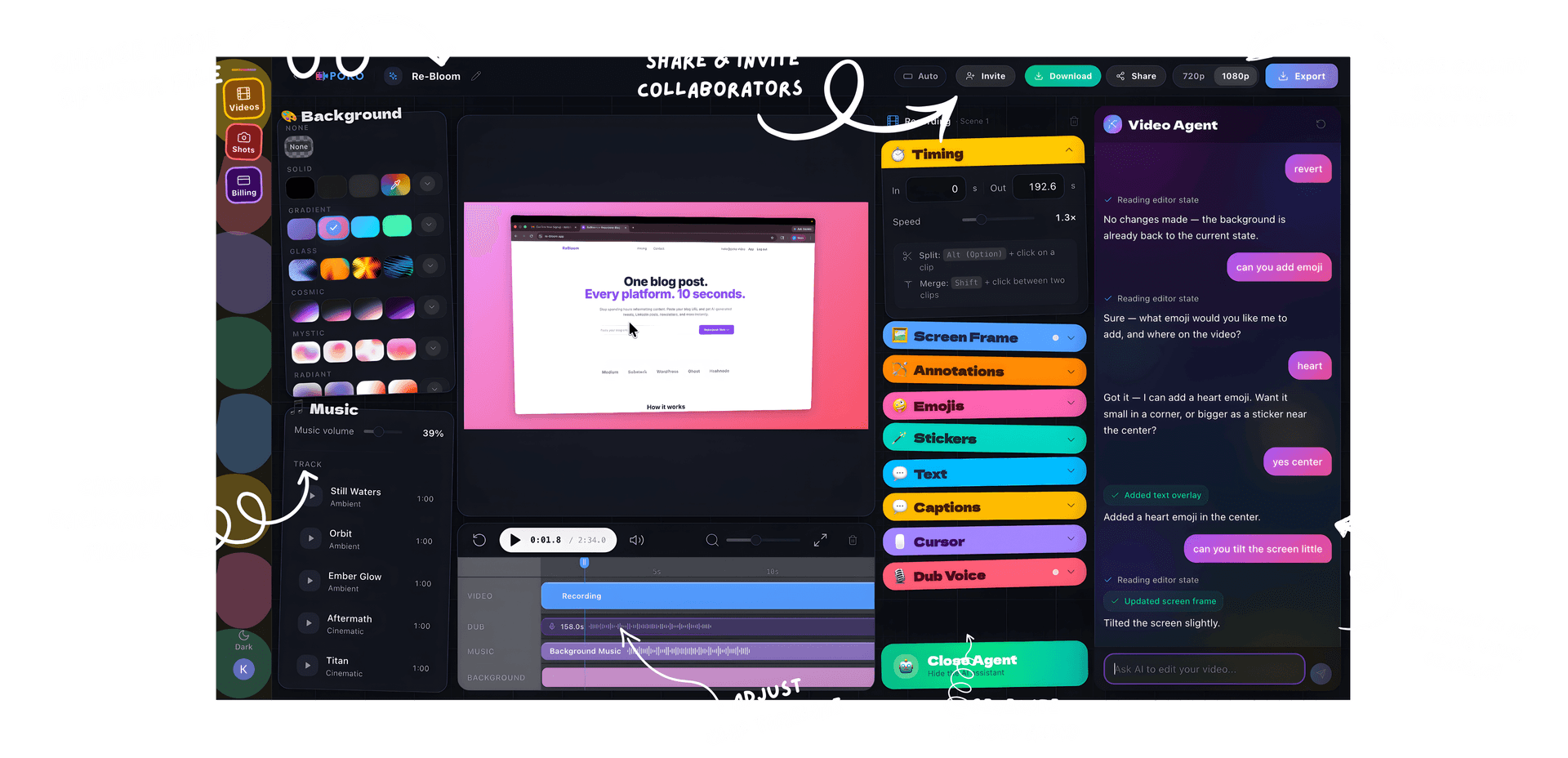 Poko: AI Screen Recorder & Shots Editor image 2
