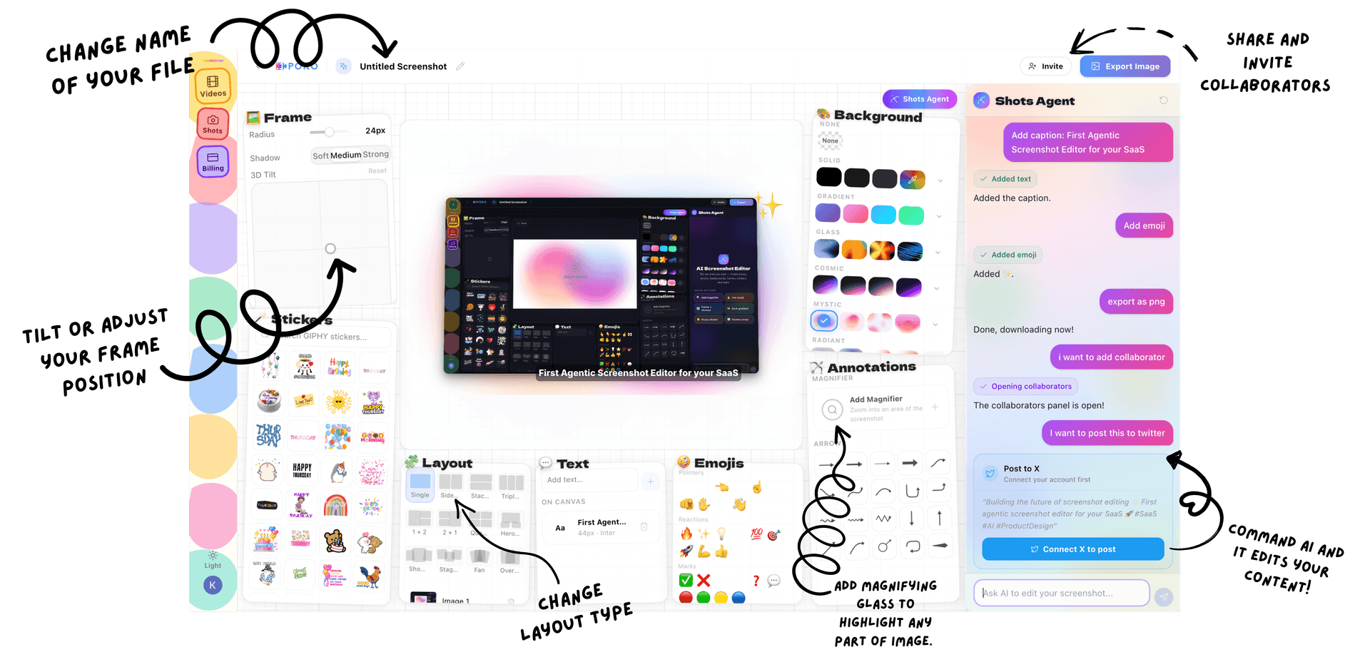 Poko: AI Screen Recorder & Shots Editor image 3
