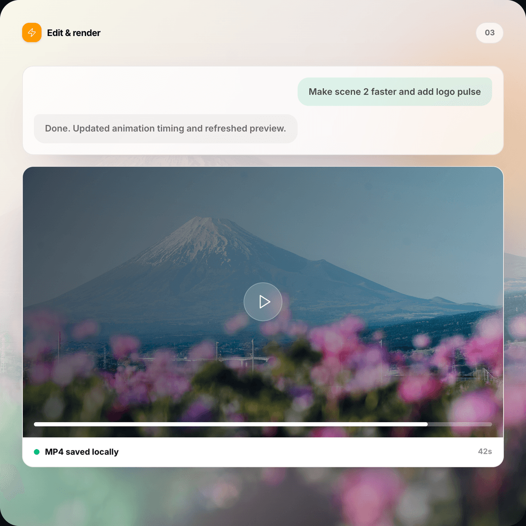 Poko: Website/PDF/Repo/PPT to Motion Video image 3