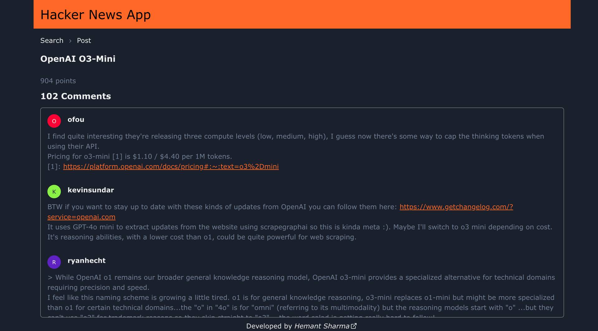 Hacker News App image 4
