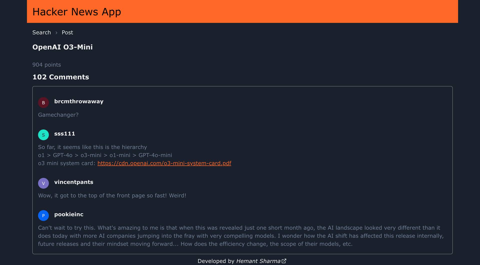 Hacker News App image 3