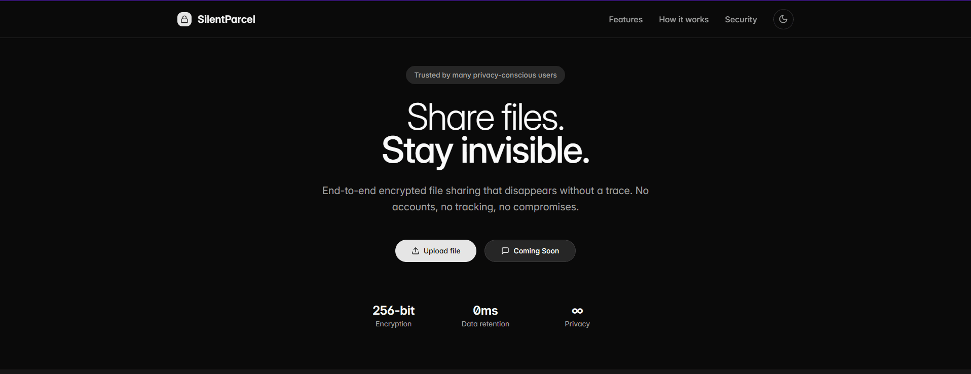 SilentParcel - Secure File Sharing & Chatting image 2