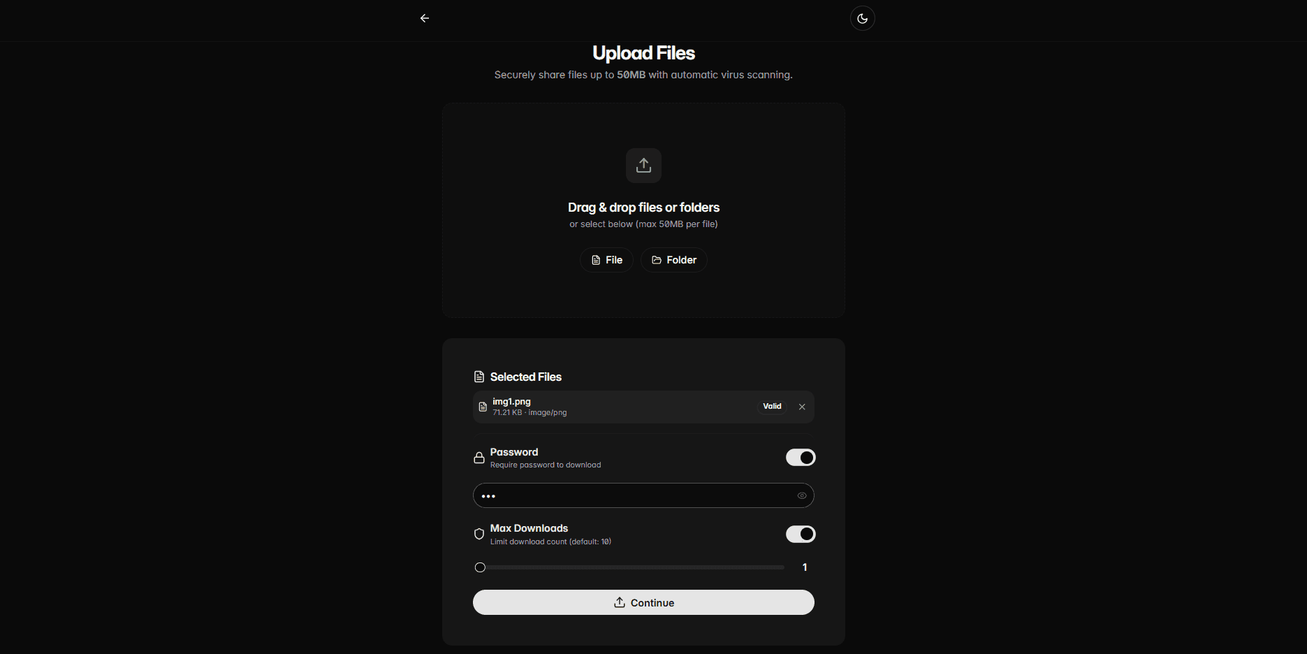 SilentParcel - Secure File Sharing & Chatting image 3