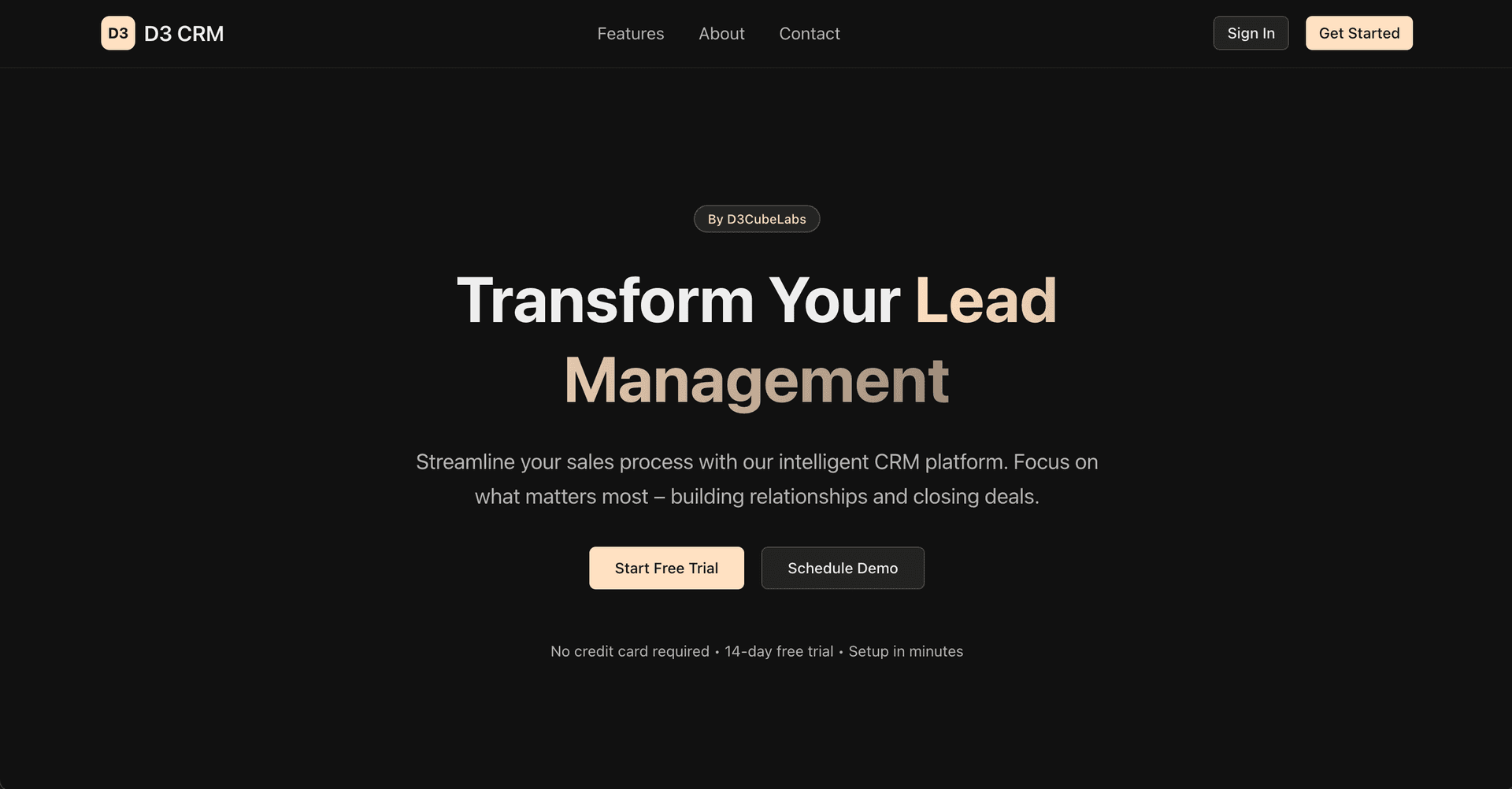 D3CRM - Lead Management image 2