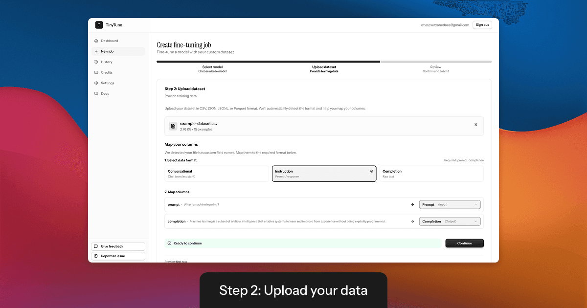 TinyTune - Fine-tune LLMs with no code image 2