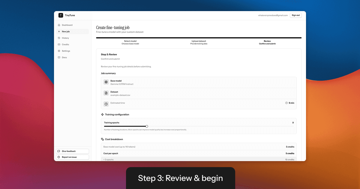 TinyTune - Fine-tune LLMs with no code image 3
