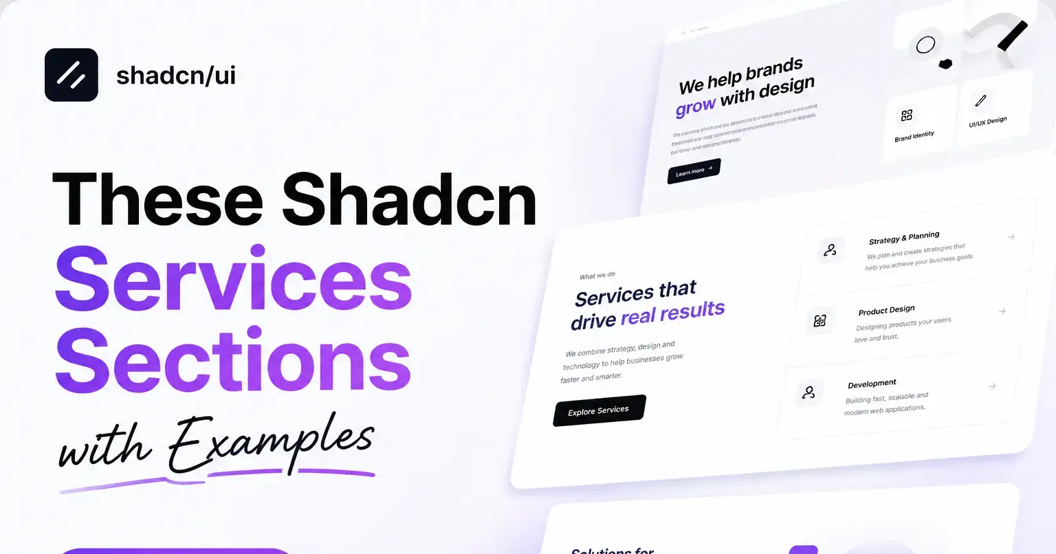 10+ Top Shadcn Services Section (With Examples, Code & Best Practices)