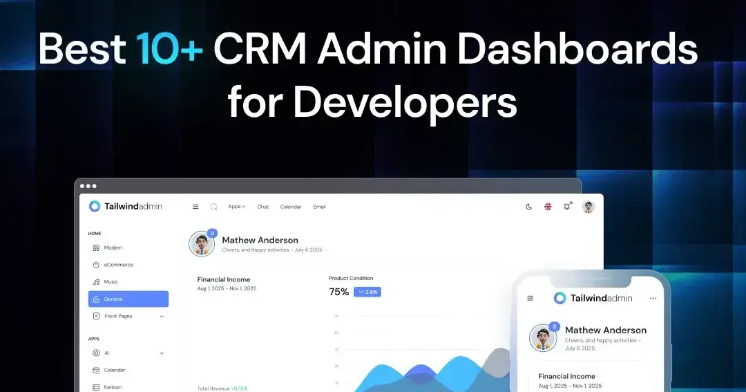 Top SaaS CRM Dashboard Templates Developers Trust