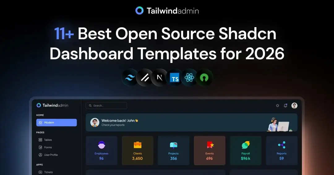 11+ Best Open Source Shadcn Dashboard Templates for 2026
