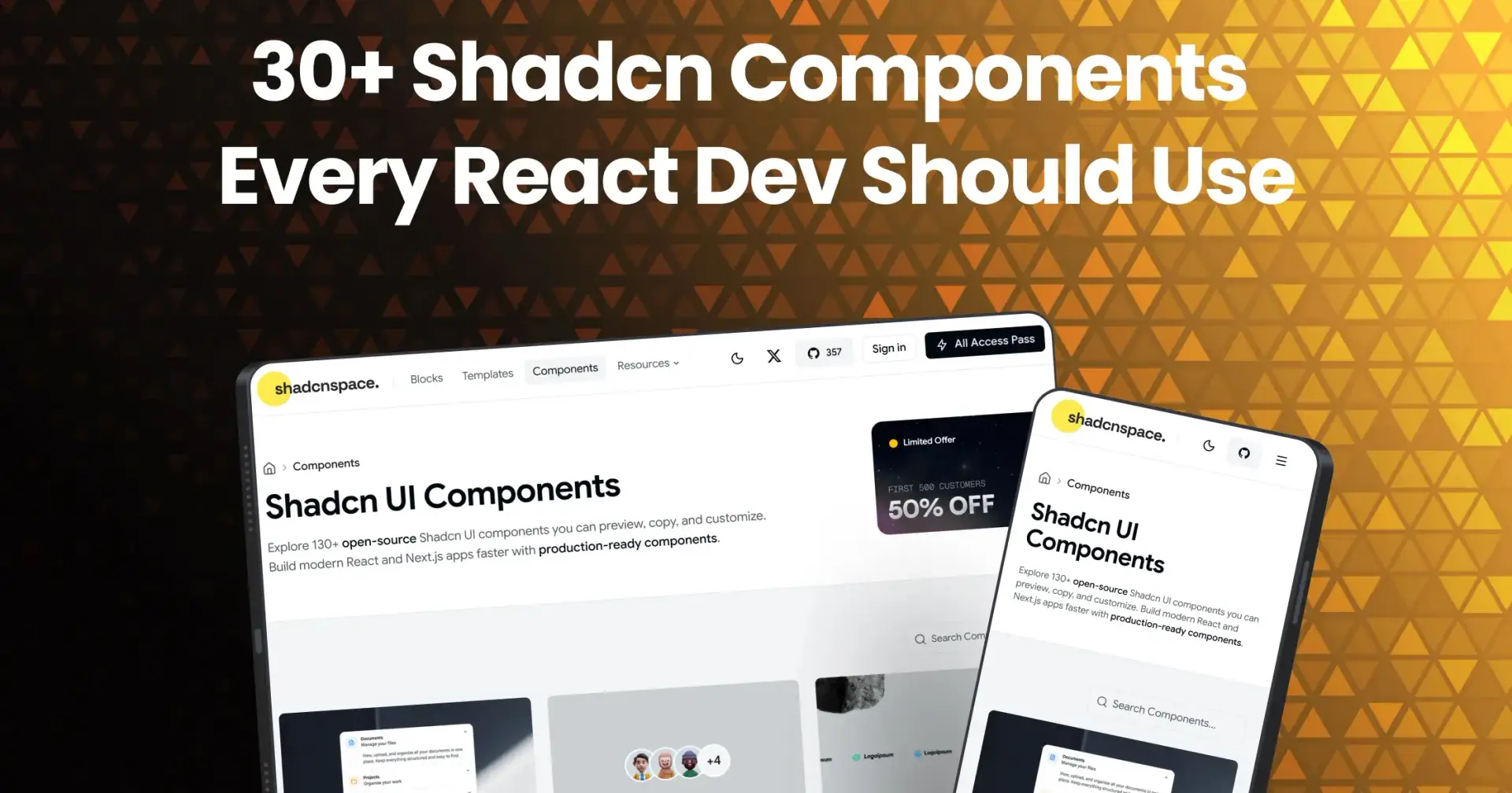 30+ Top Shadcn Components for React/Next.js Developers