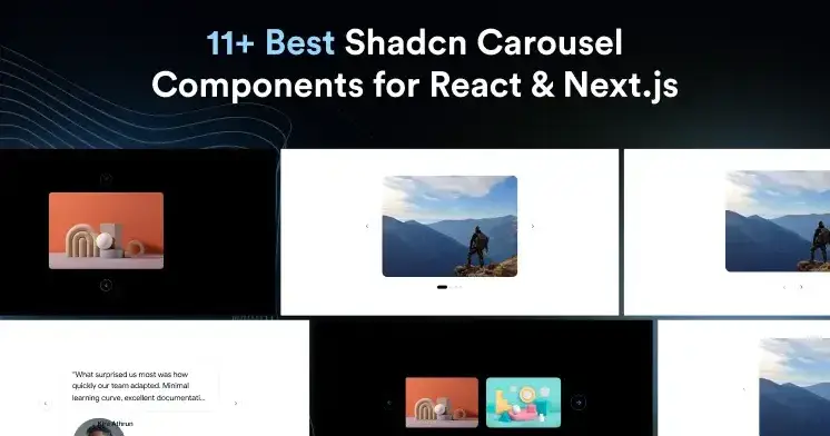 1 1+ Top ShadCN Carousel Examples for React Projects