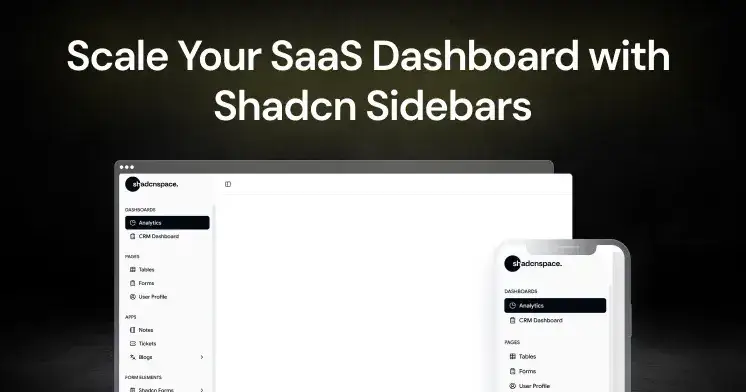 7+ Best Shadcn sidebar examples for modern dashboards