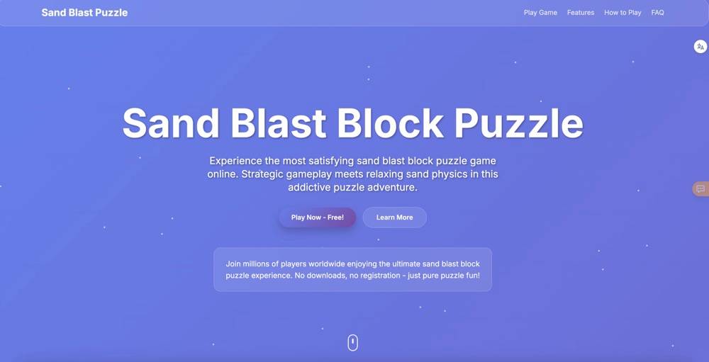 Sand Blast Block Puzzle - Free Online Puzzle Game | Play Now image 1