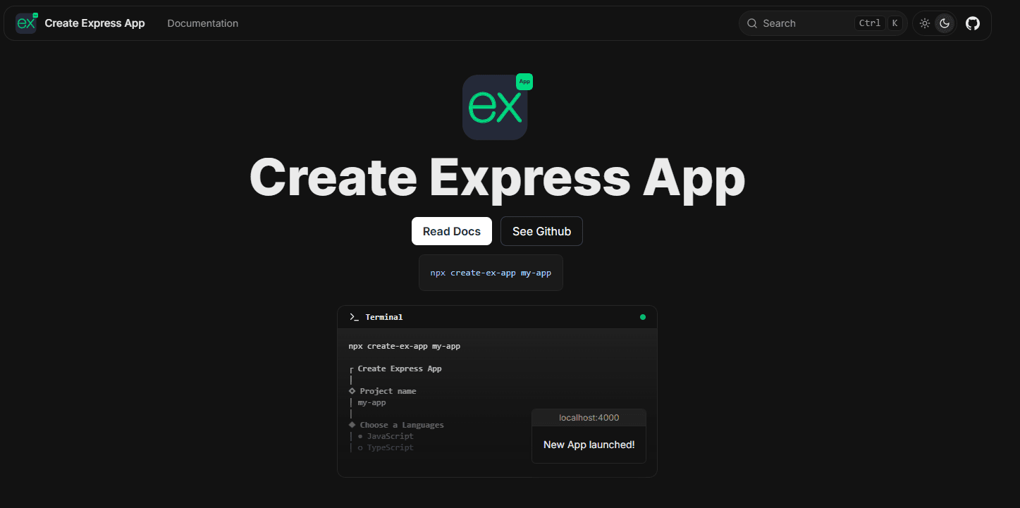 Create Express App image 2
