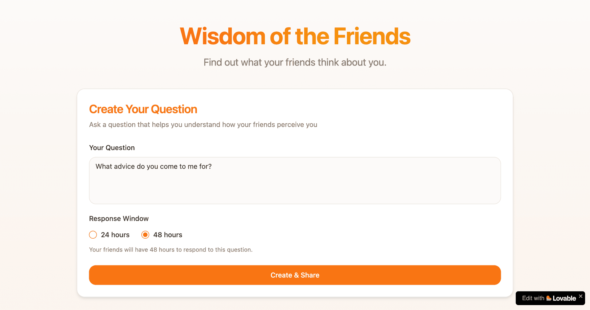 Wisdom of the Friends image 1