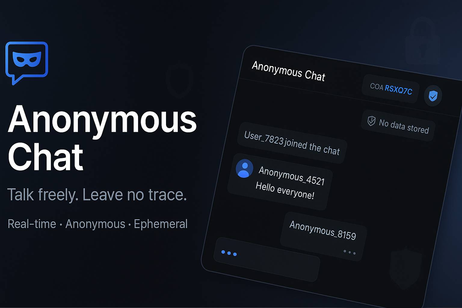 Anonymous Real-Time Chat image 1