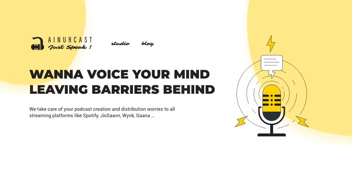 Ainurcast Studio - Host, Distribute & Moentise Podcasts