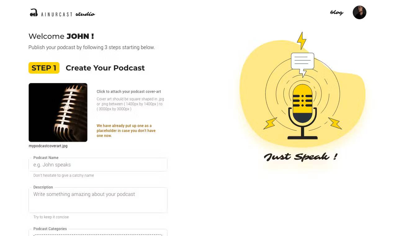 Ainurcast Studio - Host, Distribute & Moentise Podcasts image 2