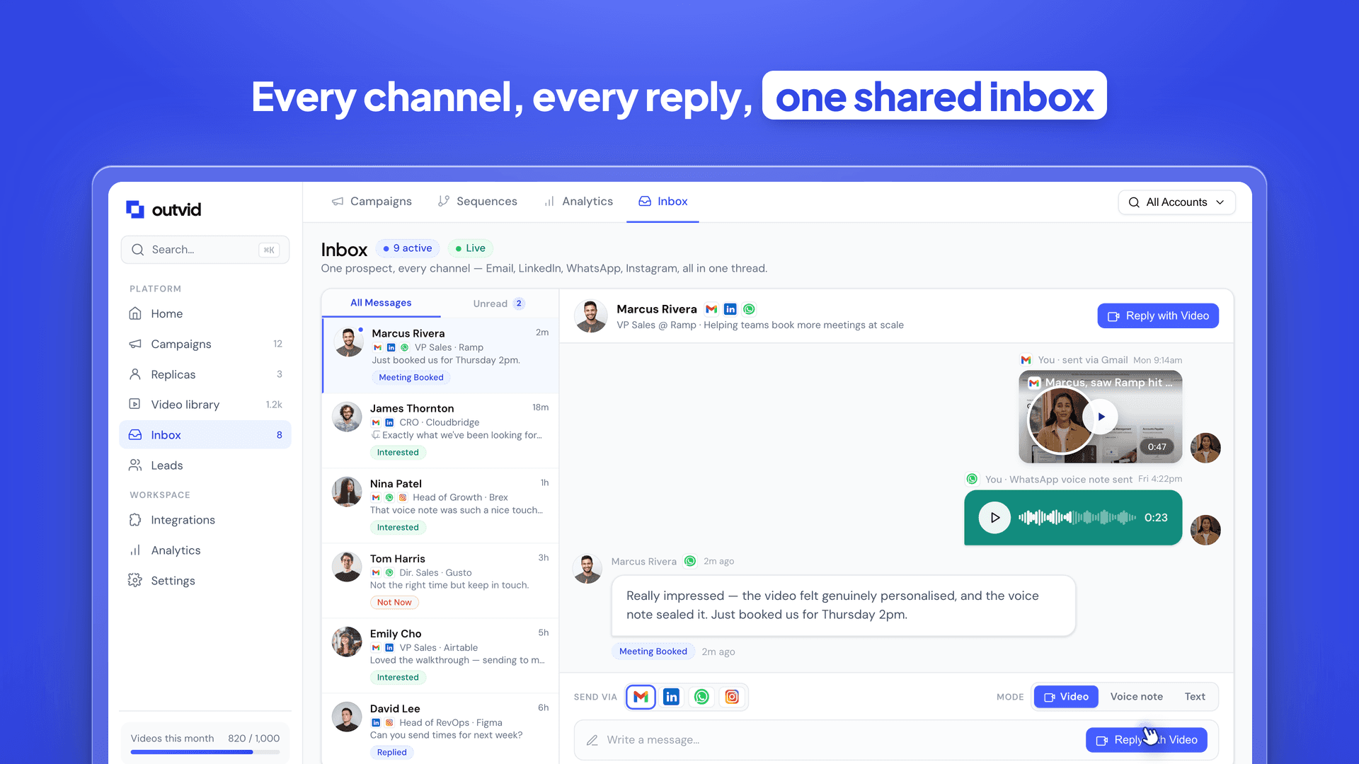 Outvid | Multi-Channel AI Video Outreach image 3