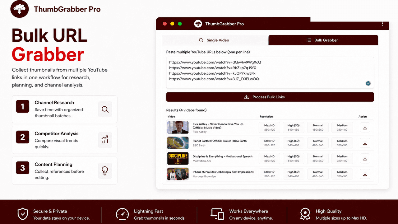 Thumbnail Downloader Pro image 2