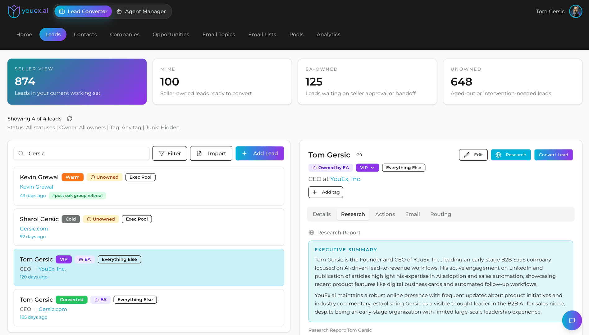 YouEx.ai | Lead-to-Revenue Platform for B2B image 3