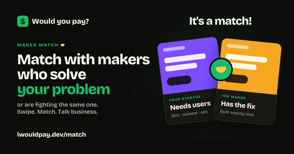 Would you pay? image 1