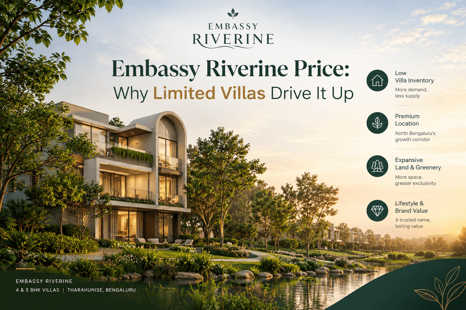 Embassy Riverine LakeView Luxury Villa image 2