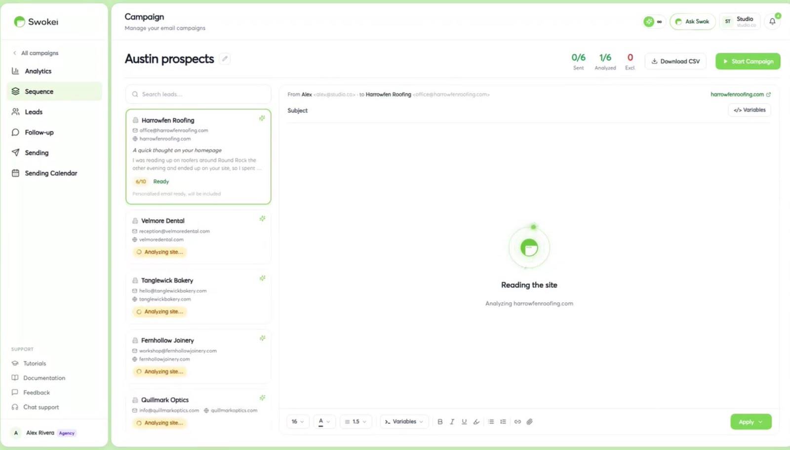 Cold Email Platform For Web Agencies image 2