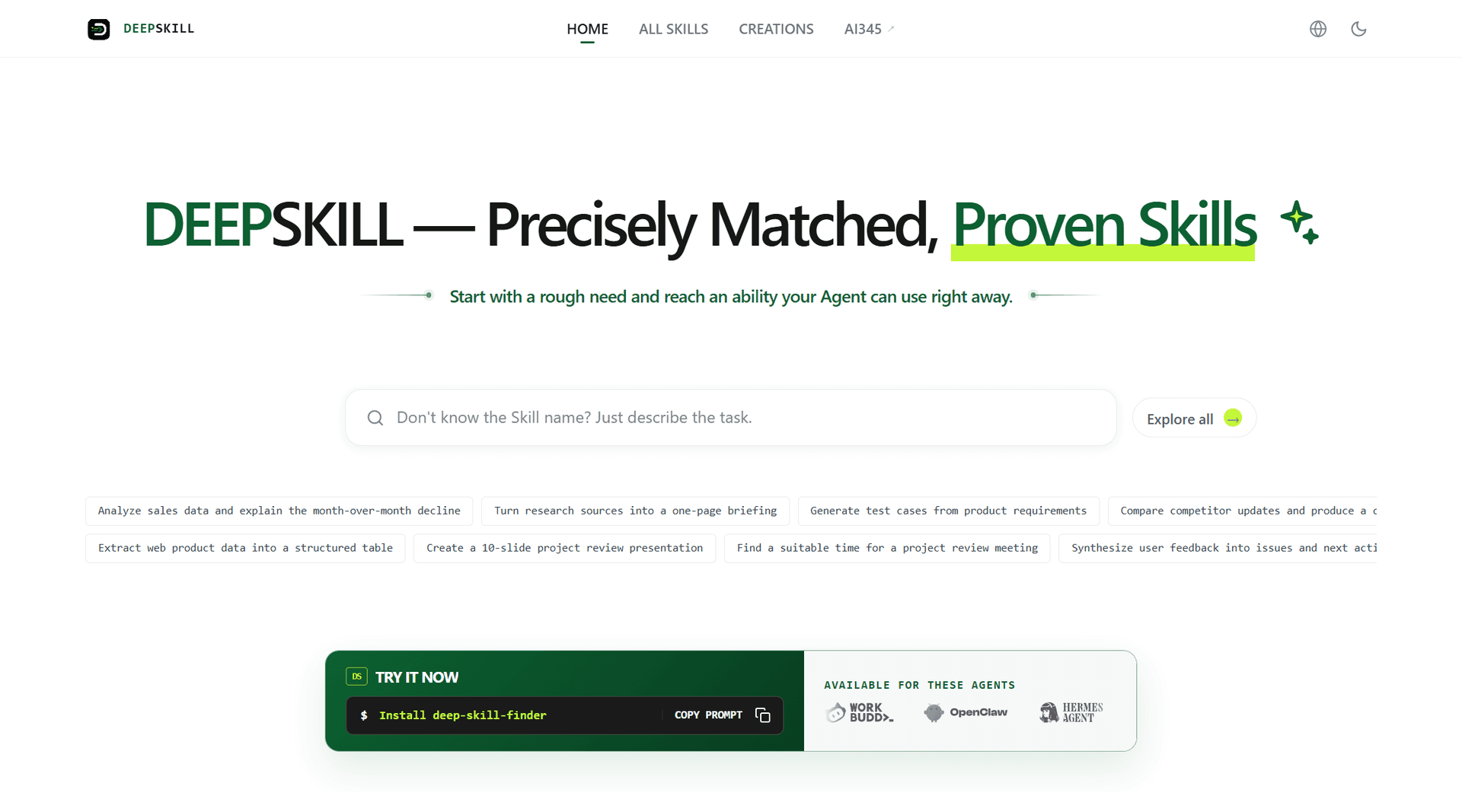 DeepSkill Market image 1