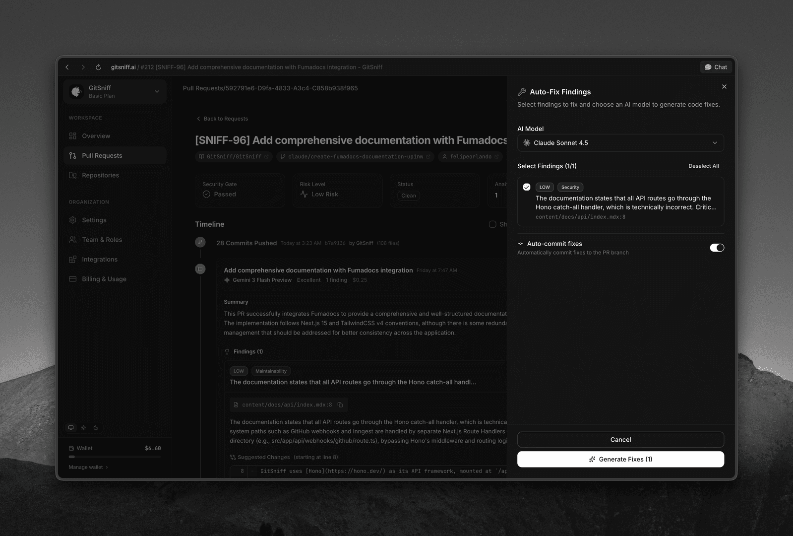 GitSniff - AI Code Review, pay per use image 4