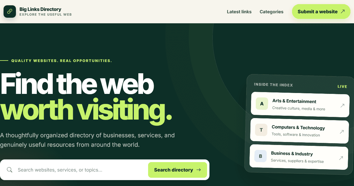 Big Links Directory image 1