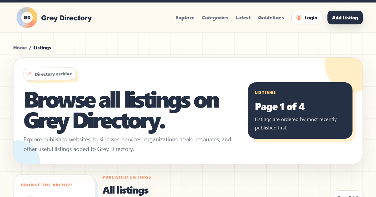 Grey Directory image 2