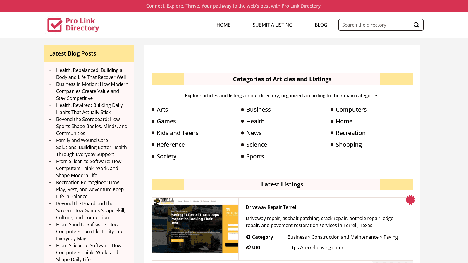 Pro Link Directory image 1