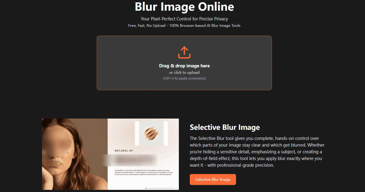 Blur Image Online Tool image 1