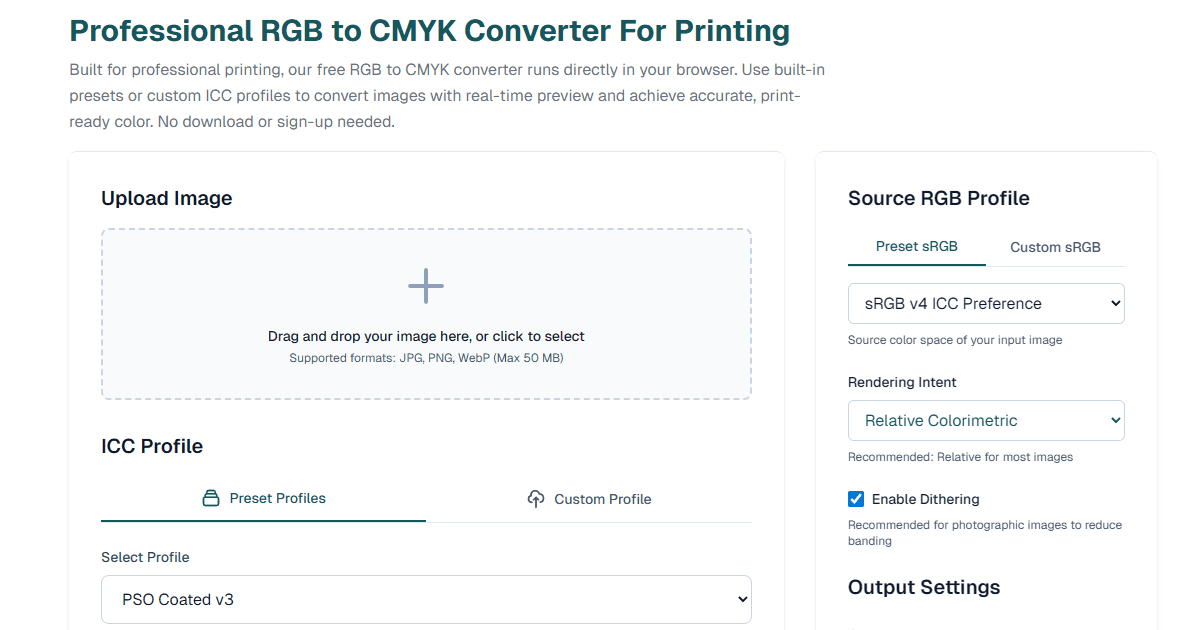 RGB to CMYK Converter image 2