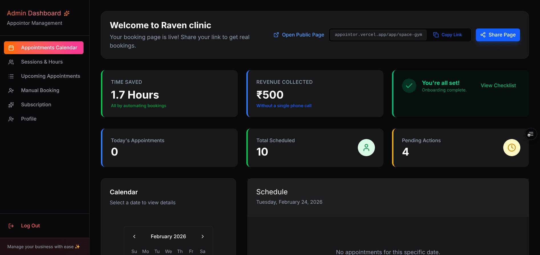 Appointor | Tattoo & Salon Booking Software image 3