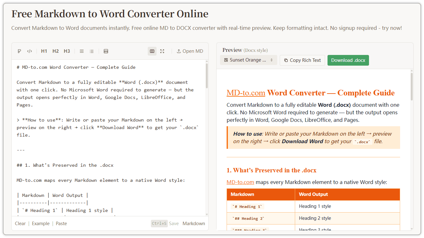 MD To - Markdown Converter image 2