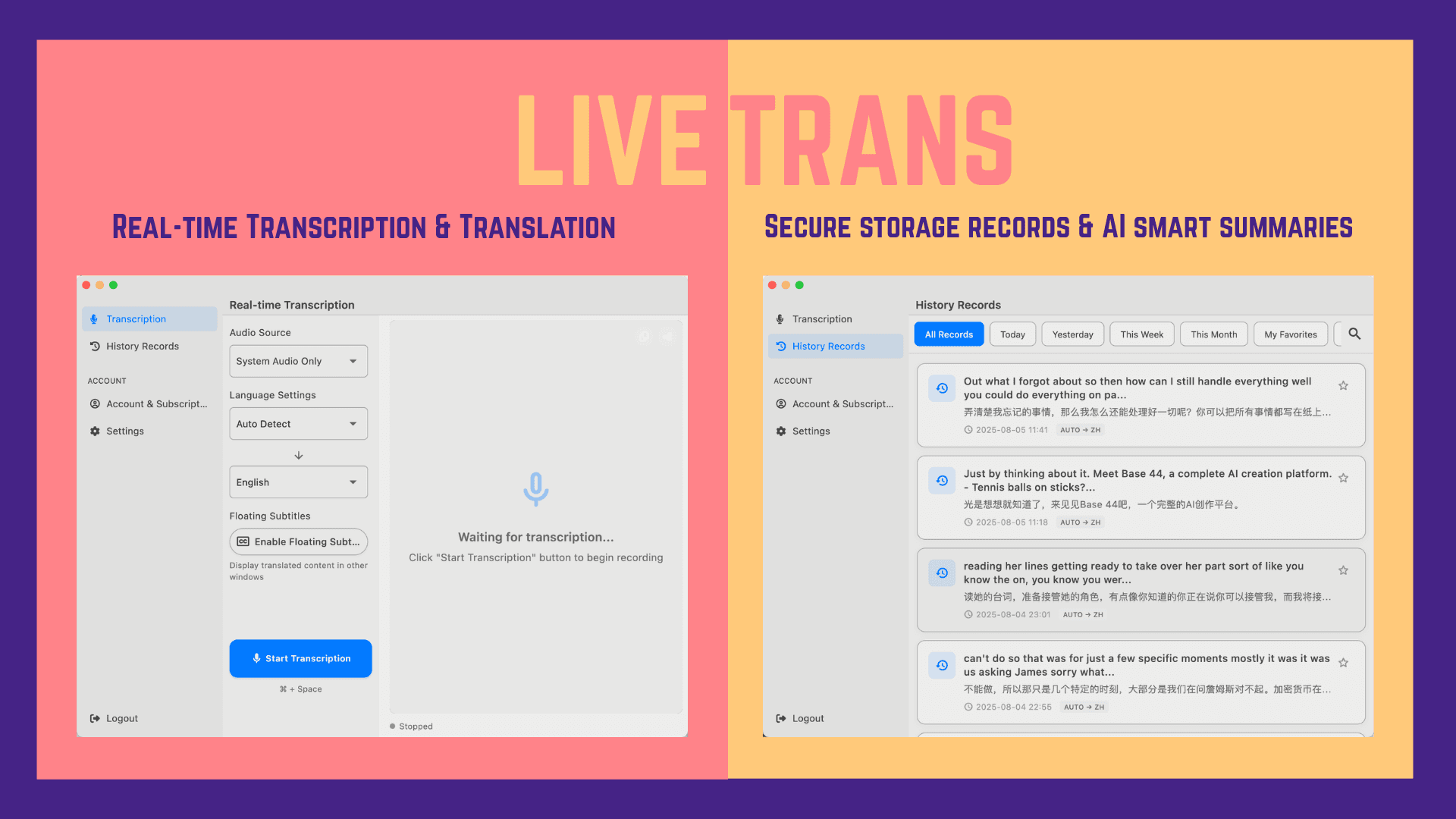 LiveTrans | Peerlist