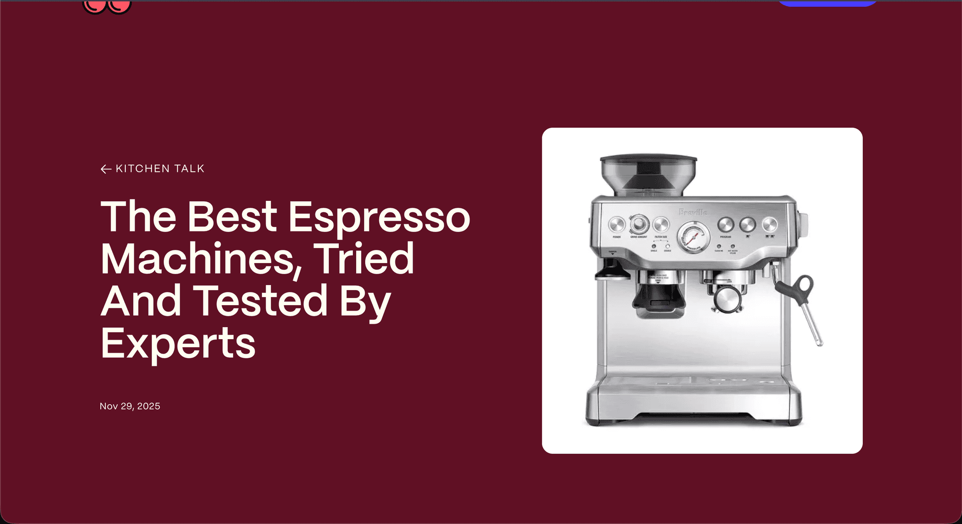 Best Espresso Machine image 1