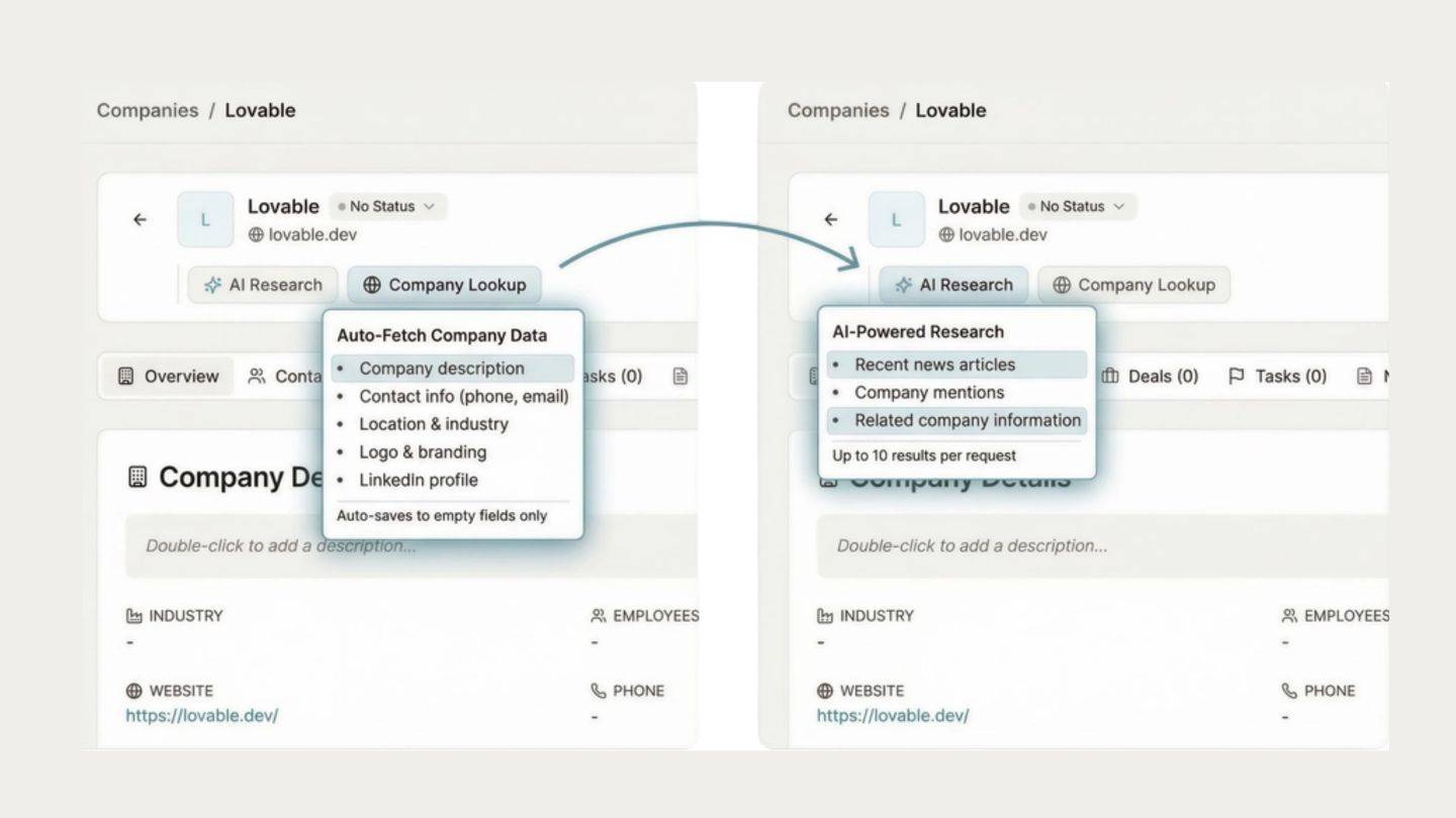 THE DATA - your personal CRM, reimagined image 3