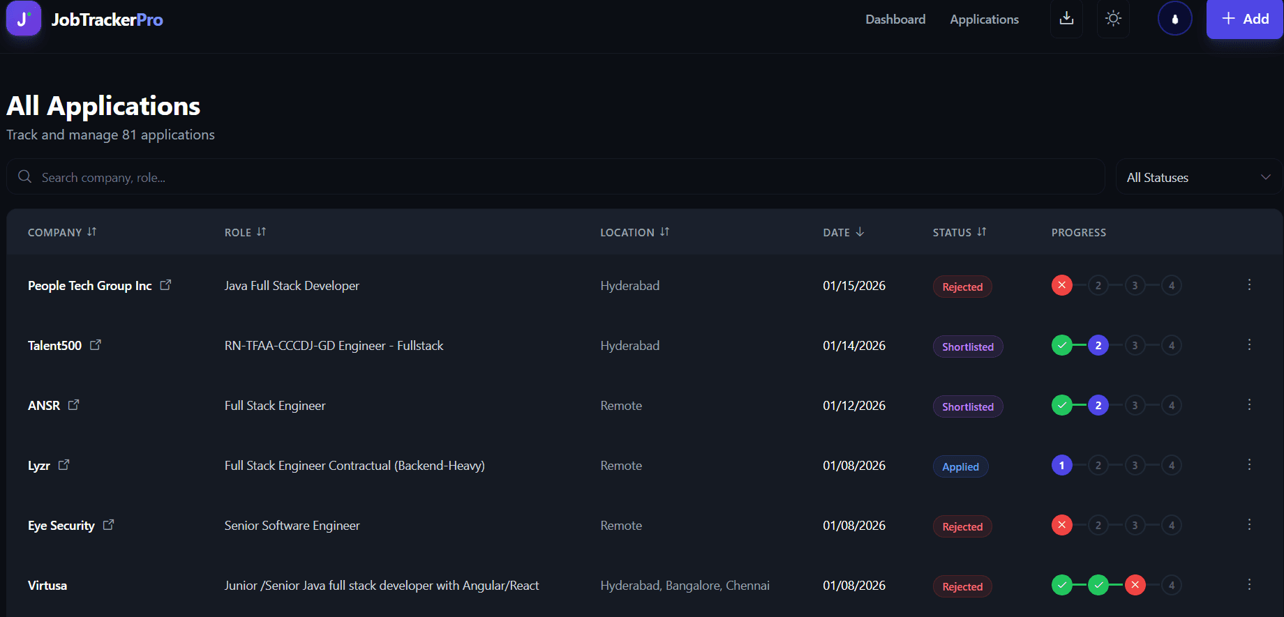 JobTrackerPro - AI-Powered Job Tracking image 4