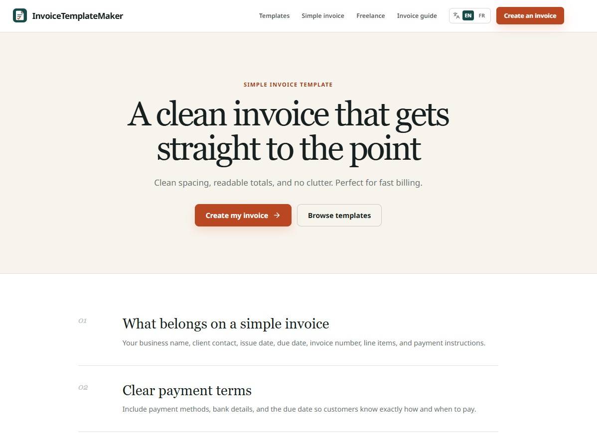Free Invoice Generator image 1