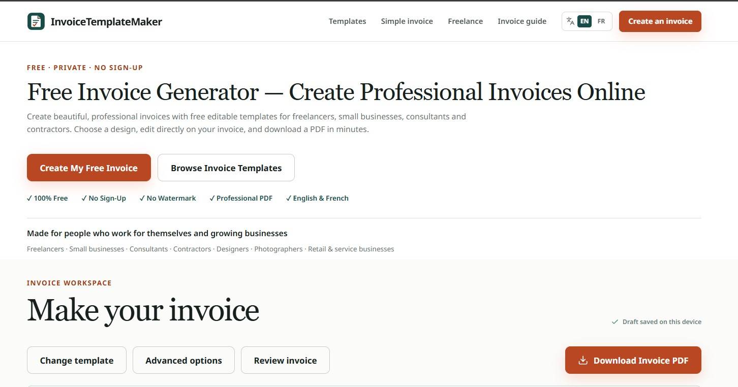 Free Invoice Generator image 3