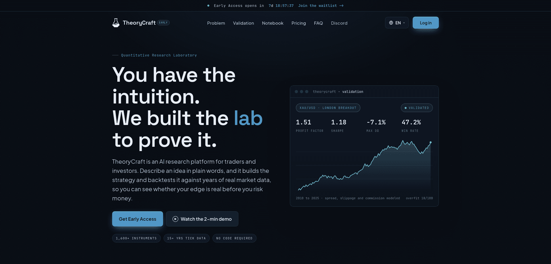 TheoryCraft - Trading image 1