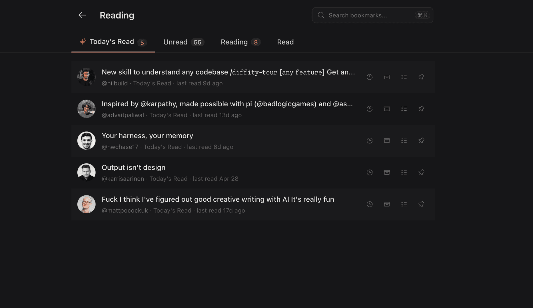 Twitter Saver: Bookmarks on New Tab image 2
