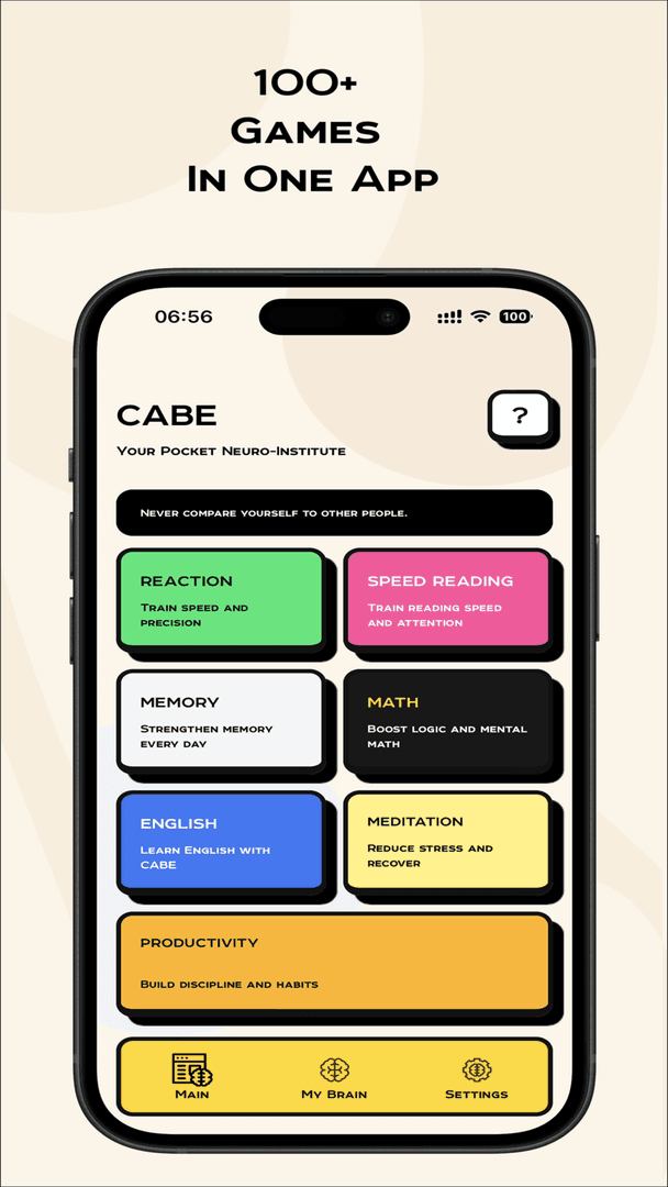 ‎Cabe Brain and Meditation App image 1