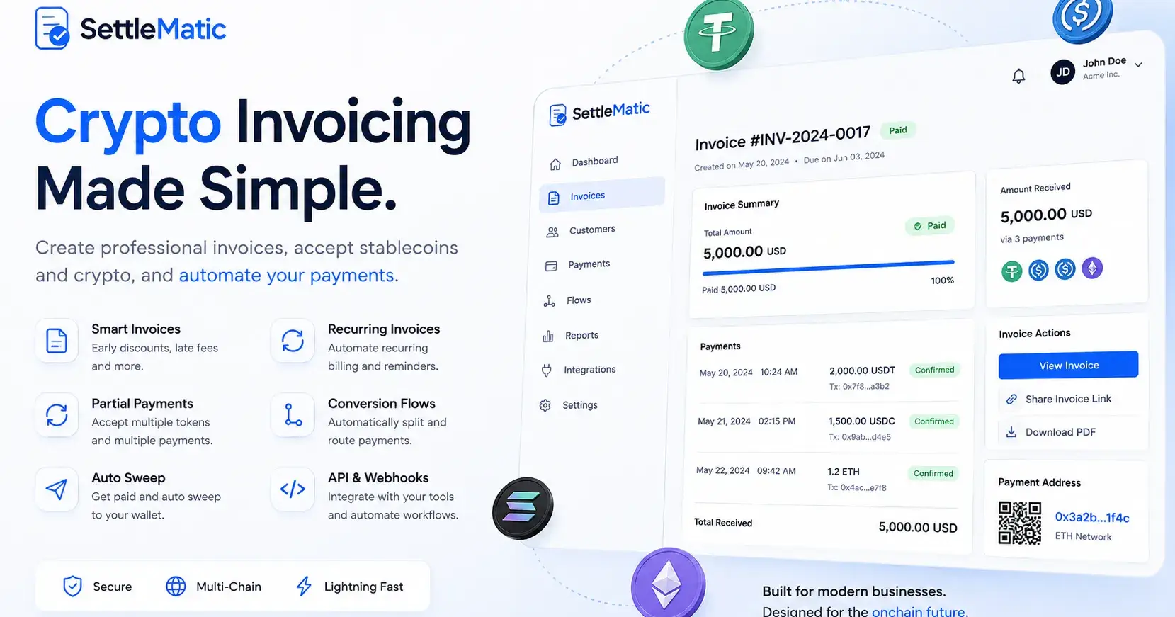 The Crypto Invoicing Problem Nobody Talks About — And Why We Built Settlematic