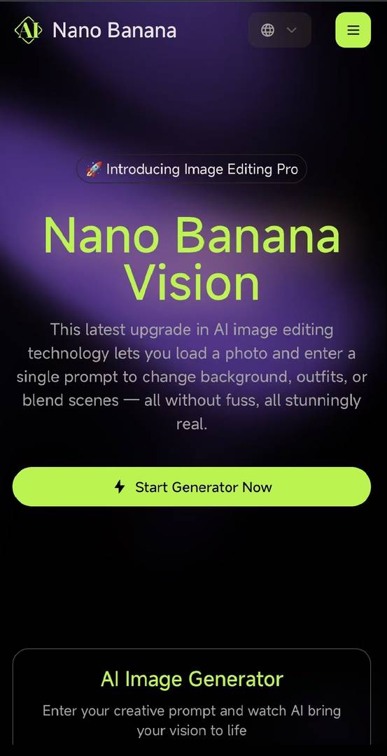 Nano Banana Vision – AI Image & Photo Editor image 2