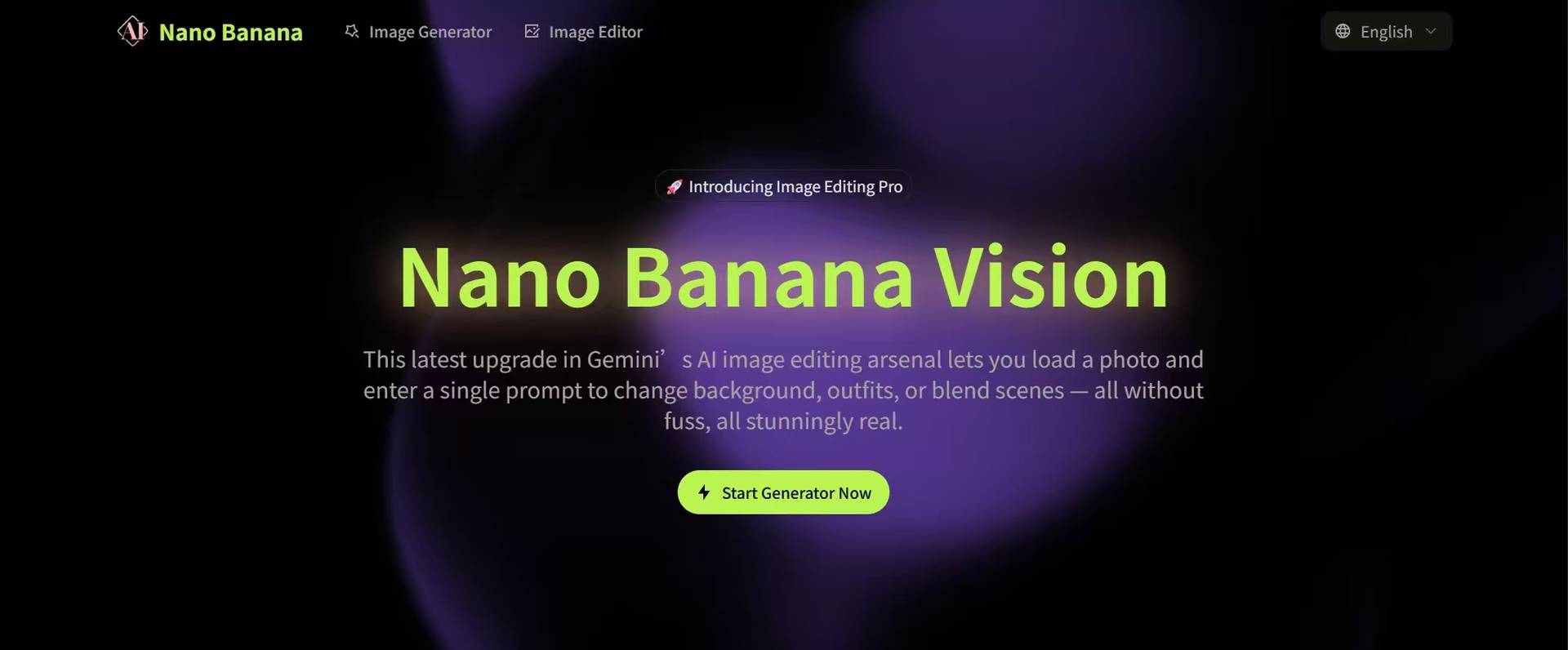 Nano Banana Vision – AI Image & Photo Editor image 1