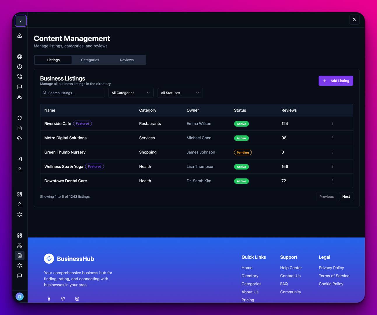 BusinessHub - Business Directory Platform image 4